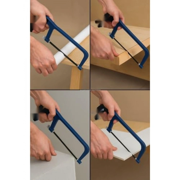 5 Yedek Bıçaklı Mini Kıl Testere Seti, Ergonomik Tasarım