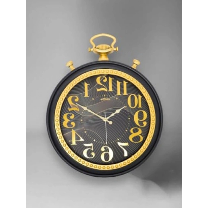 50 cm Çapında Sessiz Akar Duvar Saati