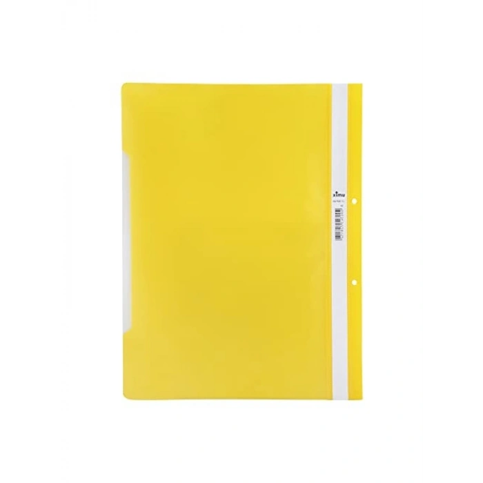 50li Sarı Renk A4 Telli Dosya Seti - PP Malzeme