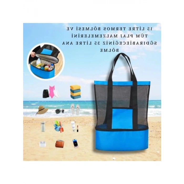 50 Litre Kapasiteli Termos Bölmeli Piknik Çantası