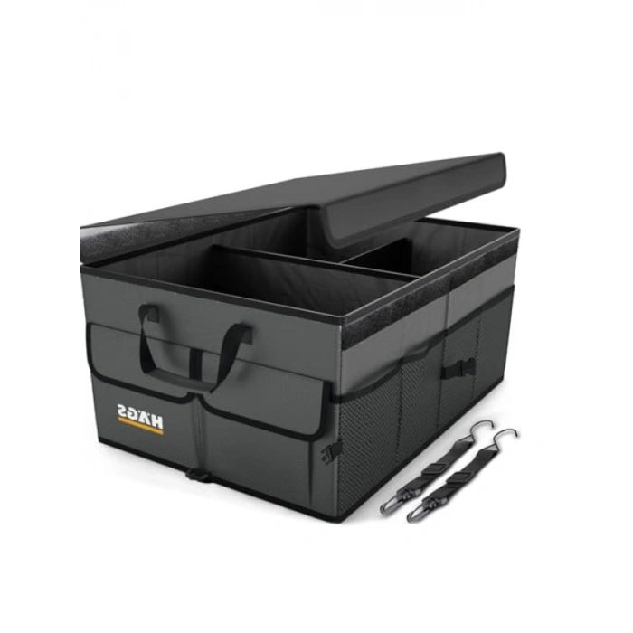 50 Lt Kapasiteli Katlanabilir Araba Bagaj Organizeri - Gri