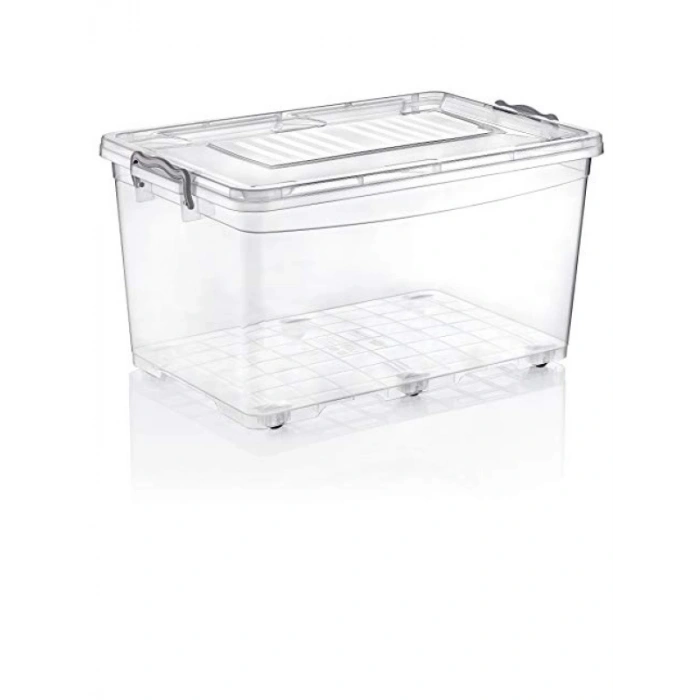 50 lt Tekerlekli Plastik Saklama Kabı