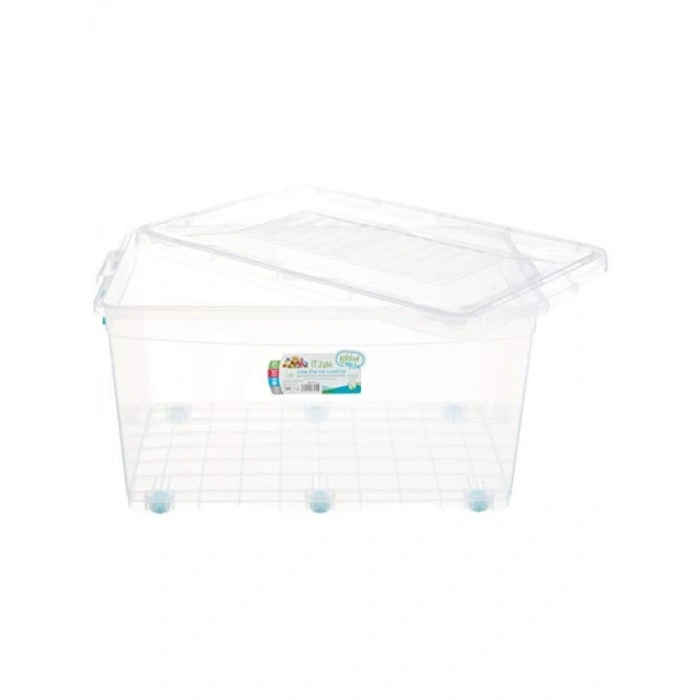 50 lt Tekerlekli Plastik Saklama Kabı