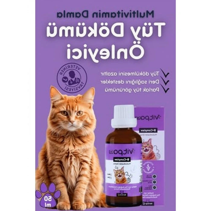 50 Ml B Complex Damla Kedi Tüy Sağlığı İçin