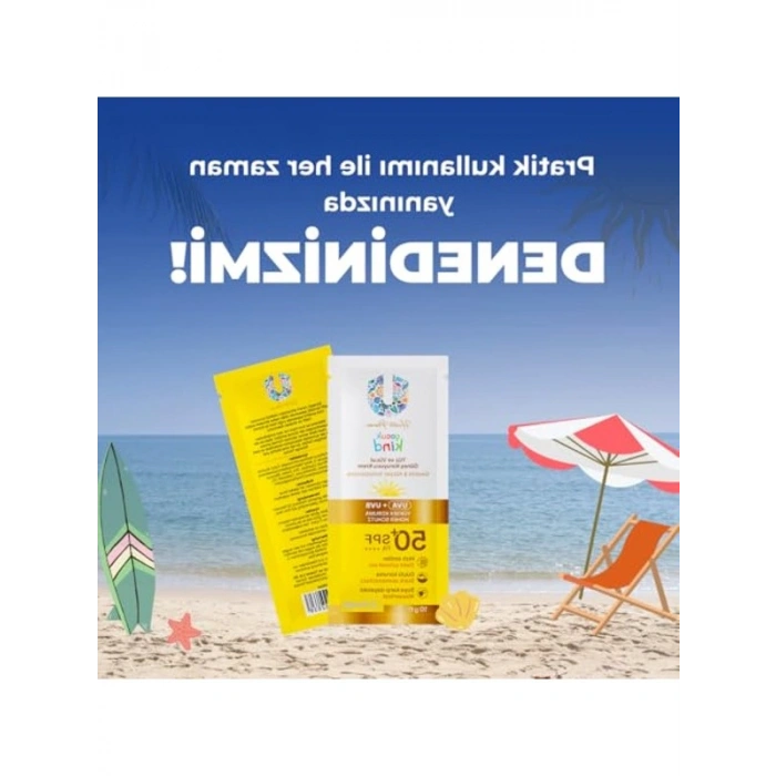 50 SPF Güneş Kremi, Çocuklar İçin 50 Adet Paket