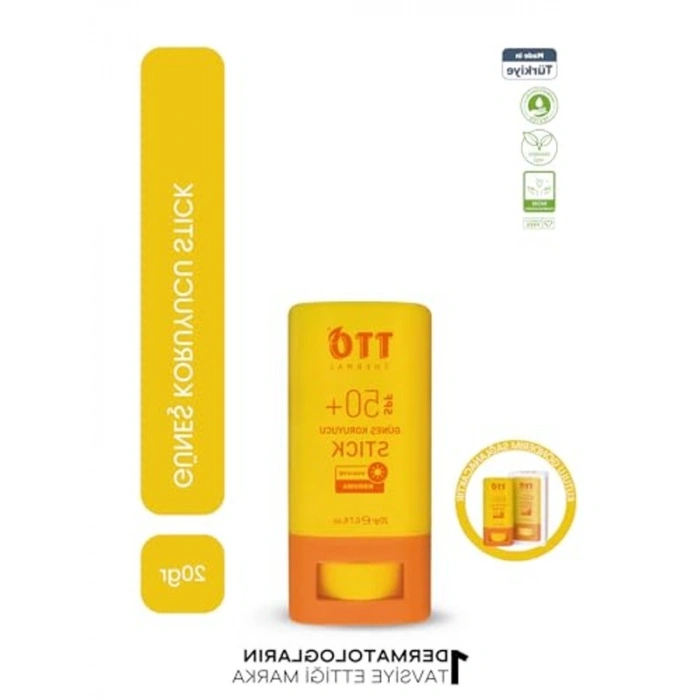 50 SPF koruma faktörlü güneş koruyucu stick