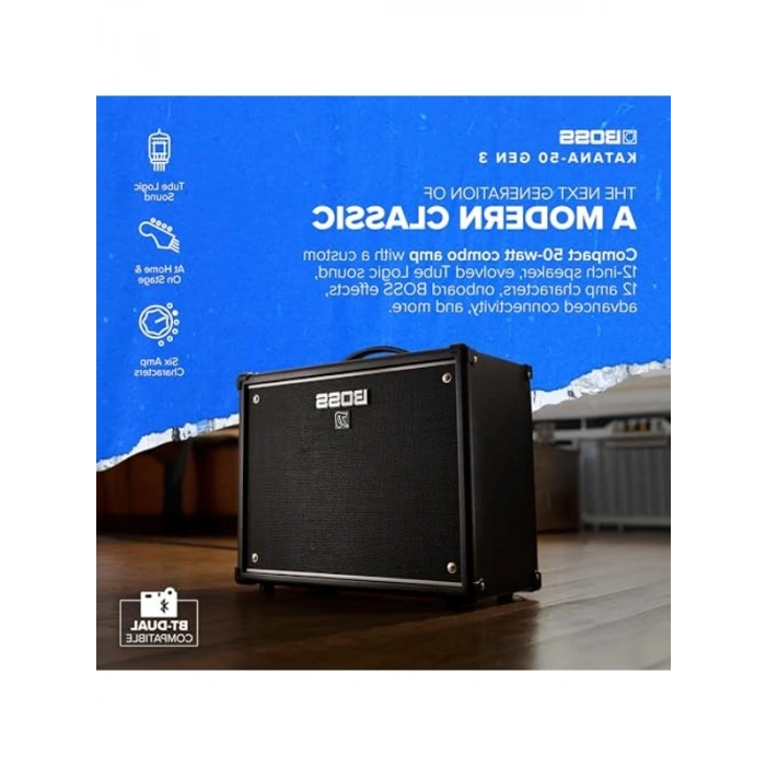 50 Watt Combo Amplifikatör, Kompakt Tasarımıyla Taşınabilir Müzik Deneyimi
