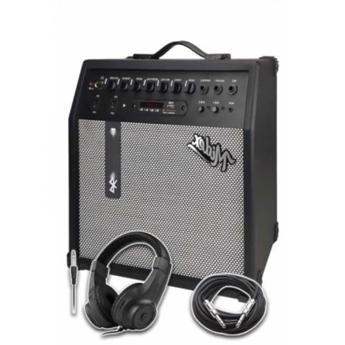 50 Watt Elektro Gitar Amfisi, USB ve Bluetooth Bağlantılı