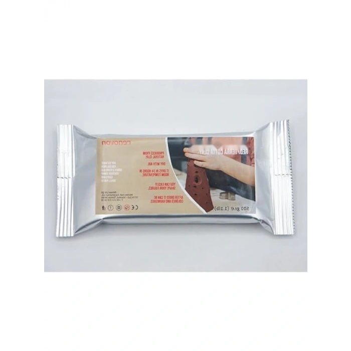 500 gr Toksik Olmayan Kırmızı Seramik Hamur