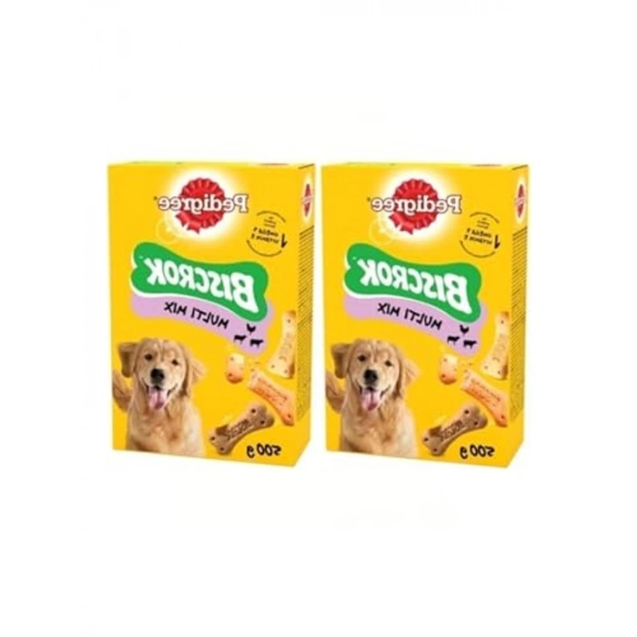 500 Gr x 2 Adet Multi Mix Köpek Ödül Bisküvisi