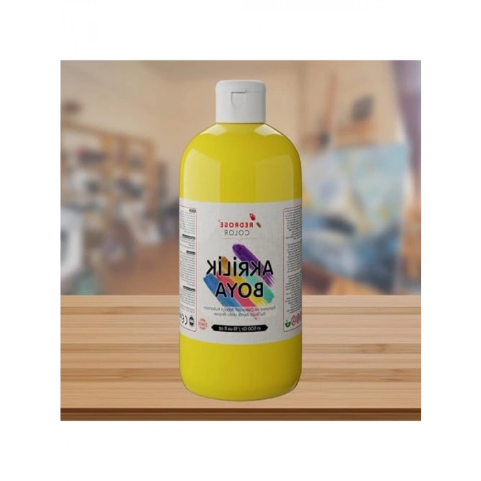 500 Gram Sarı Akrilik Boya ile Sanatınızı Yaratın