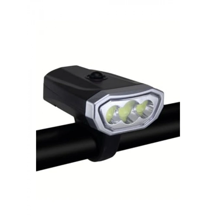 500 Lumen Bisiklet Feneri, 3 Cob LED Aydınlatma