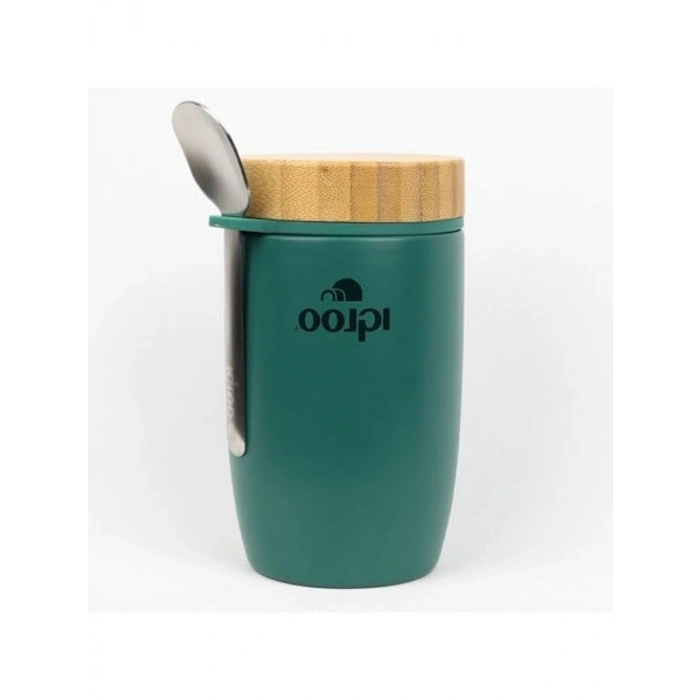 500 ML Kapasiteli Bambu Yemek Termosu, Şık Tasarım ve İyi Isı Yalıtımı