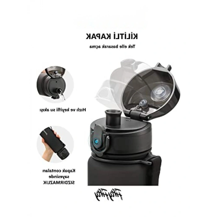 500 ml Kapasiteli Dayanıklı Tritan Su Matarası - 13 Renk Seçeneği