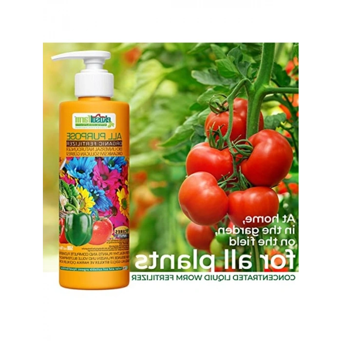 500 ml Kapasiteli Organik Sıvı Solucan Gübresi, Tüm Bitkiler İçin