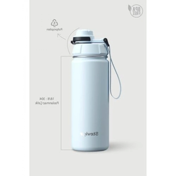 500 ml Kapasiteli Sızdırmaz Çelik Termos, Taşınabilir