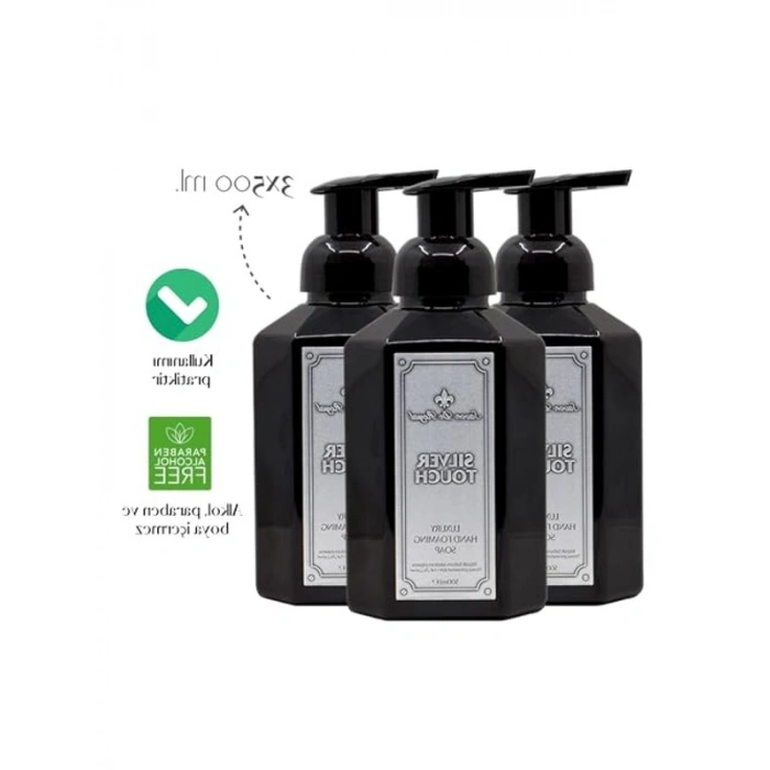 500 ml Lüks Vegan Köpük Sabun, 3 Adet