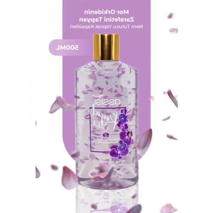 500 ml Nemlendirici Yapraklı Duş Jeli, Hyaluronik Asit