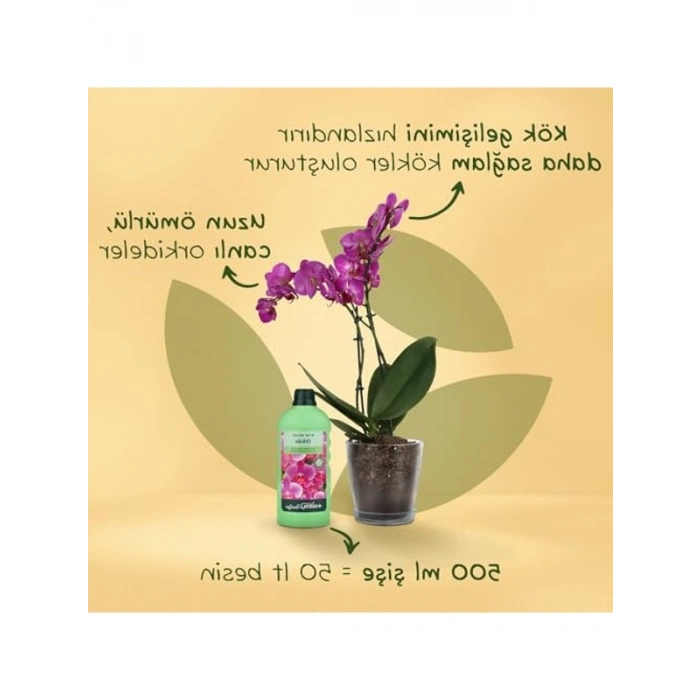500 ml Orkideler İçin Sıvı Bitki Besini, Etkili Formül