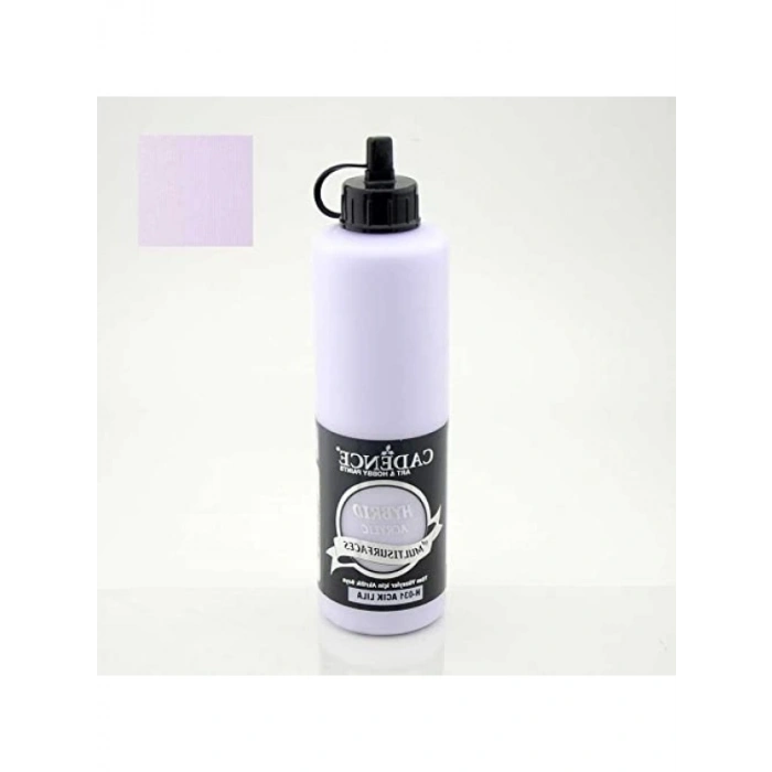 500 ml Saten Bitişli Akrilik Boya, Açık Lila