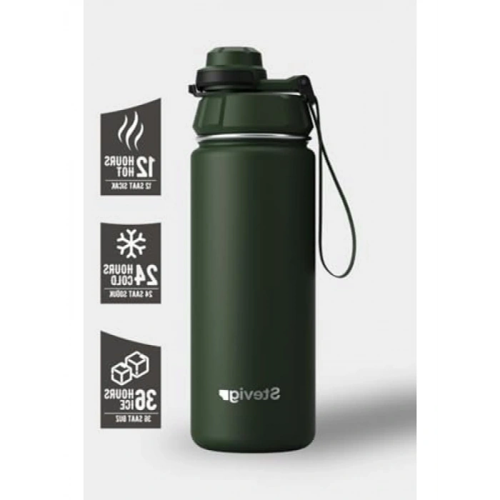 500 ml Sızdırmaz Paslanmaz Çelik Termos (Yeşil)