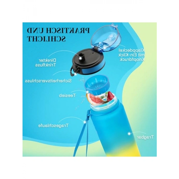 500 Ml Softtouch Tritan Su Matarası - Çift Renkli