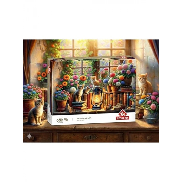 500 Parça Bahçesi Temalı Puzzle, Eğlenceli Zeka Geliştirme Aktivitesi