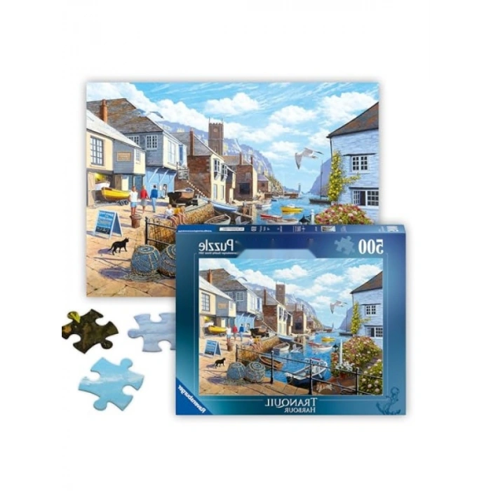 500 Parça Liman Temalı Yapboz