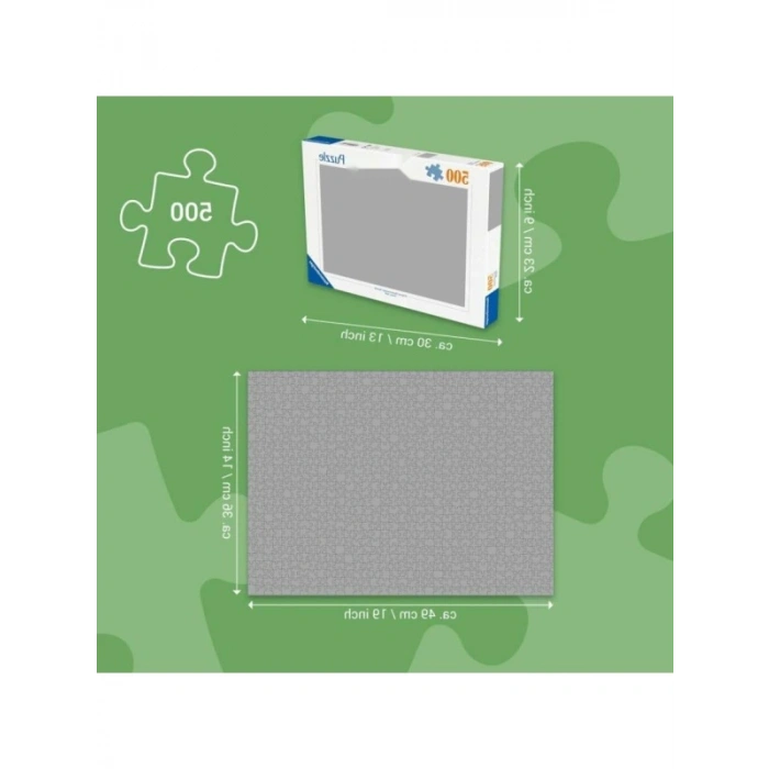 500 Parça Nostaljik Tarz Yapboz