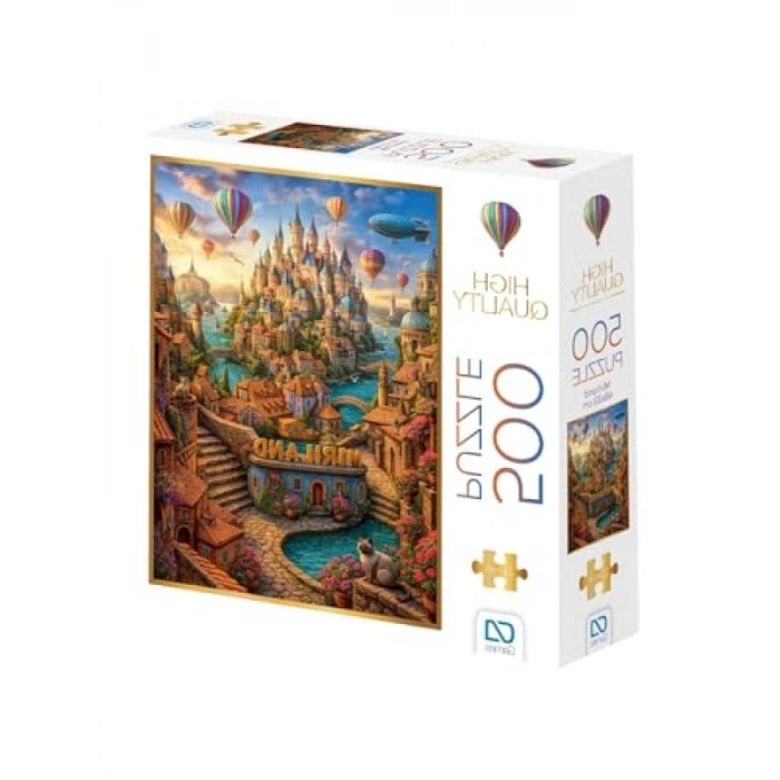 500 Parça Profesyonel Hobi Puzzle - 48x33 cm