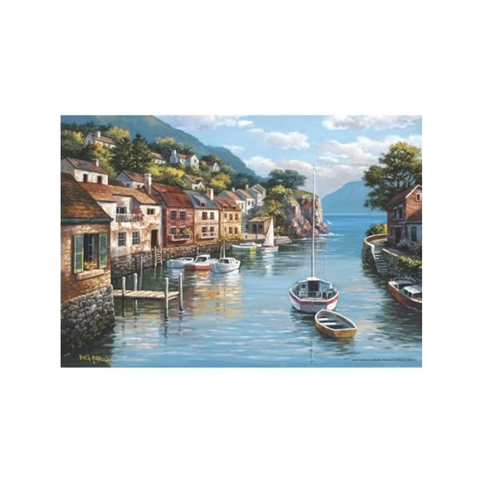 500 Parça Puzzle, Sayfiye Yeri Temalı Eğlenceli Aktivite
