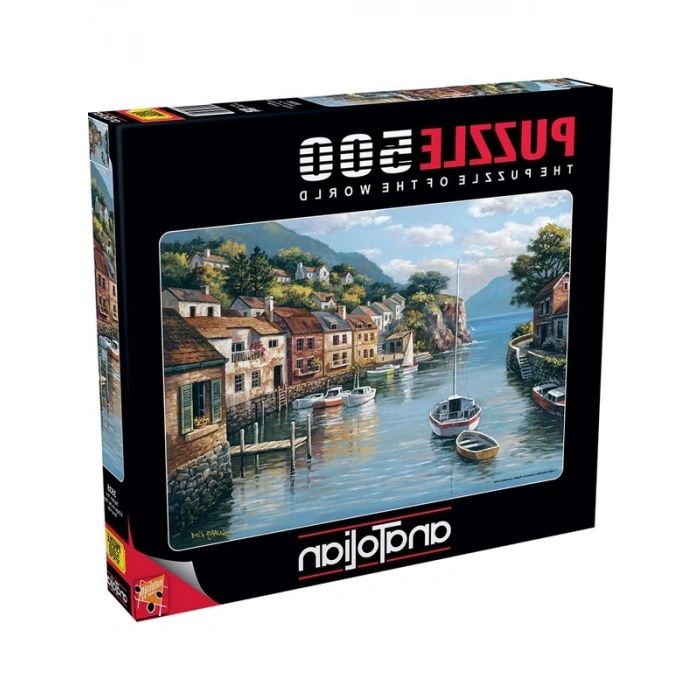 500 Parça Puzzle, Sayfiye Yeri Temalı Eğlenceli Aktivite