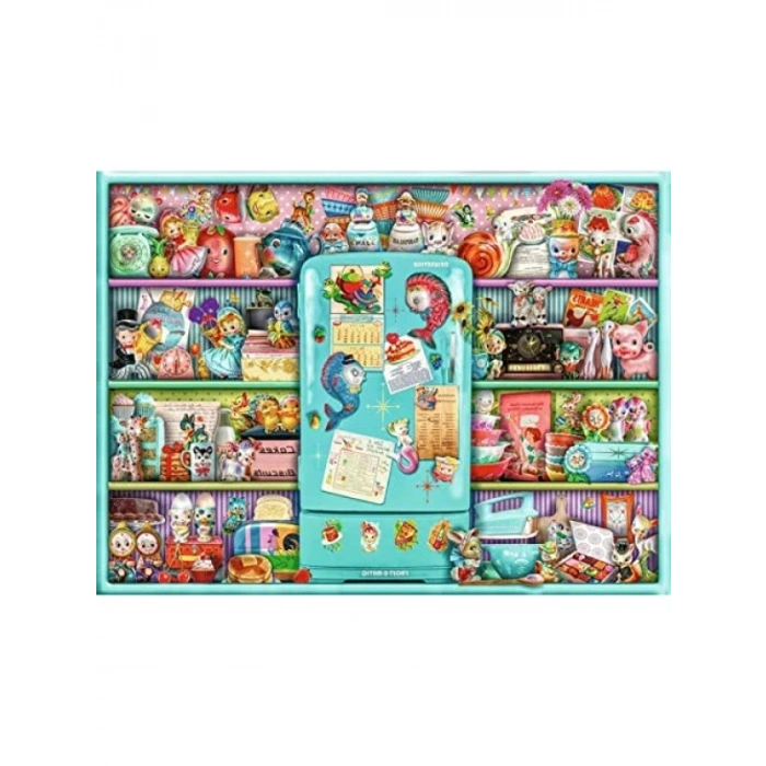 500 Parça Renkli Mutfak Temalı Puzzle