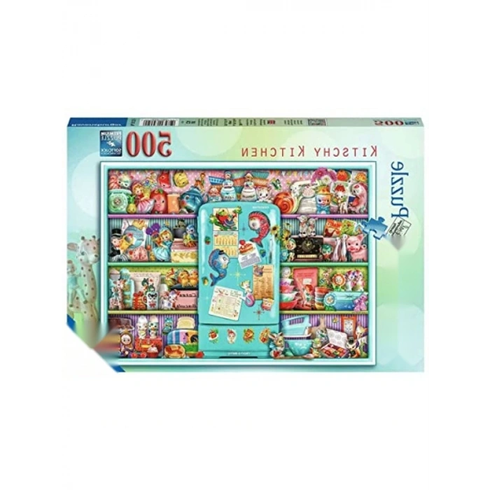 500 Parça Renkli Mutfak Temalı Puzzle