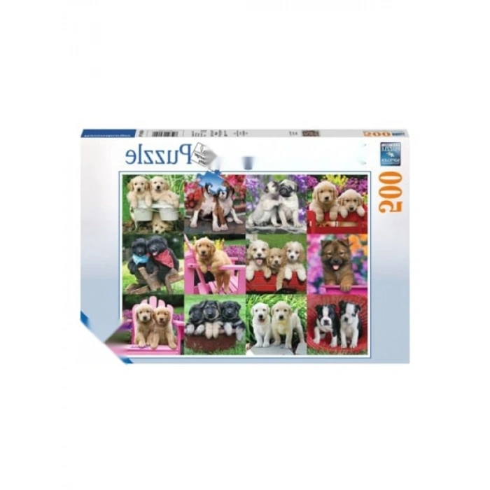 500 Parça Sevimli Köpek Yavruları Yapboz