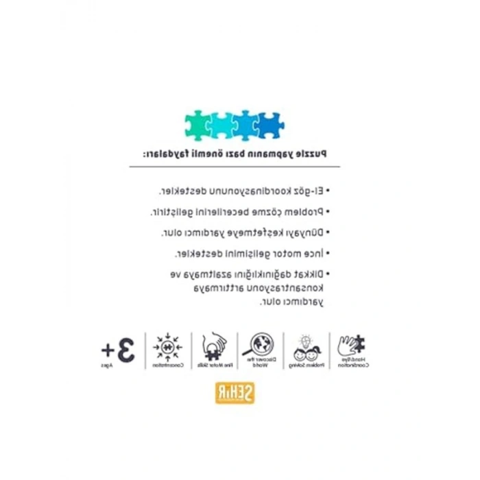 500 Parça Uzaktaki Şehir Temalı Puzzle, 2,2mm Kalınlığı ve 33x48cm Boyutuyla