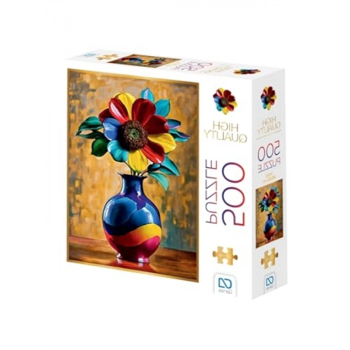 500 Parça Vazo Yapboz - 48x33 cm Profesyonel Hobi Seti