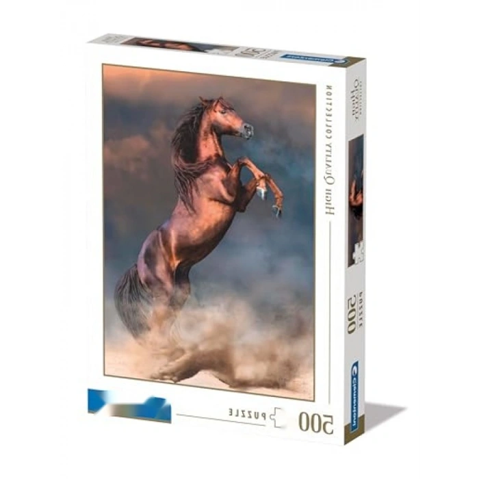 500 Parça Yüksek Kalite Wild Red Stallion Puzzle