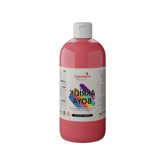 500gr Pembe Akrilik Boya - Yüksek Kalite