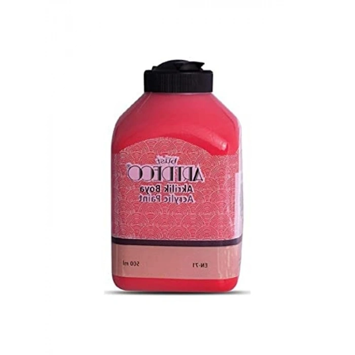 500ml Kırmızı Akrilik Boya, Sanat Malzemesi