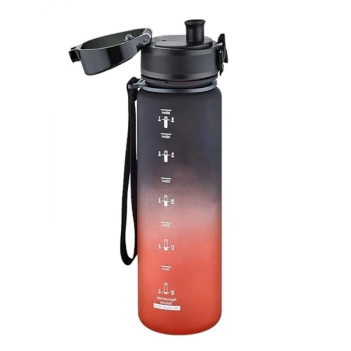 500ml Motivasyon Su Matarası, Çift Renkli ve Ergonomik Tasarım