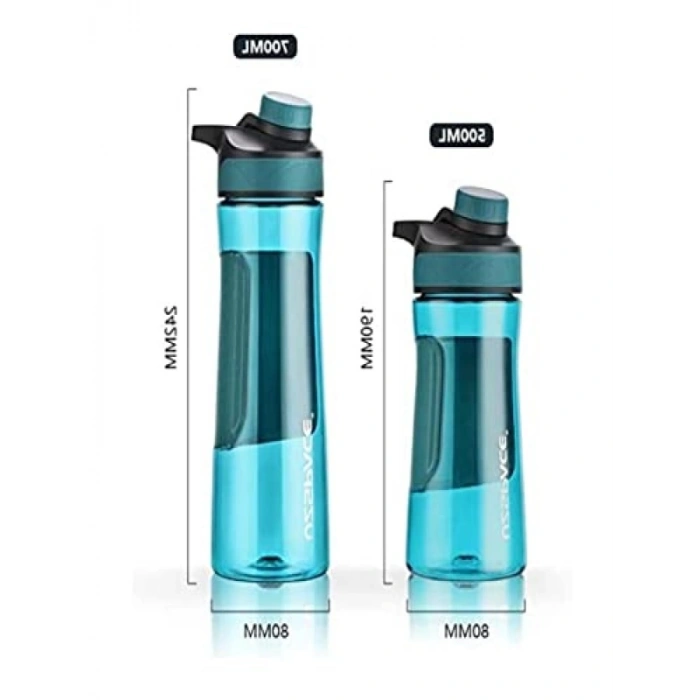 500ml Silikon Gövde ile Manyetik Kapaklı Su Matarası