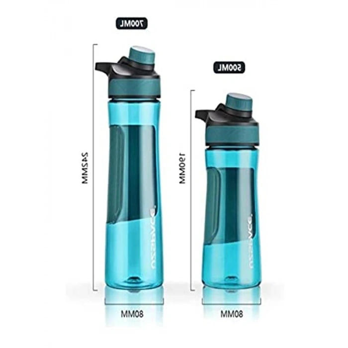 500ml Silikon Gövde Su Matarası, Manyetik Kapaklı