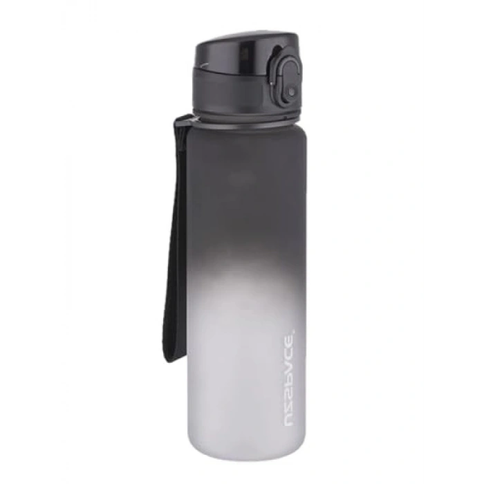 500ml Soft Touch Çift Renk Motivasyon Su Matarası