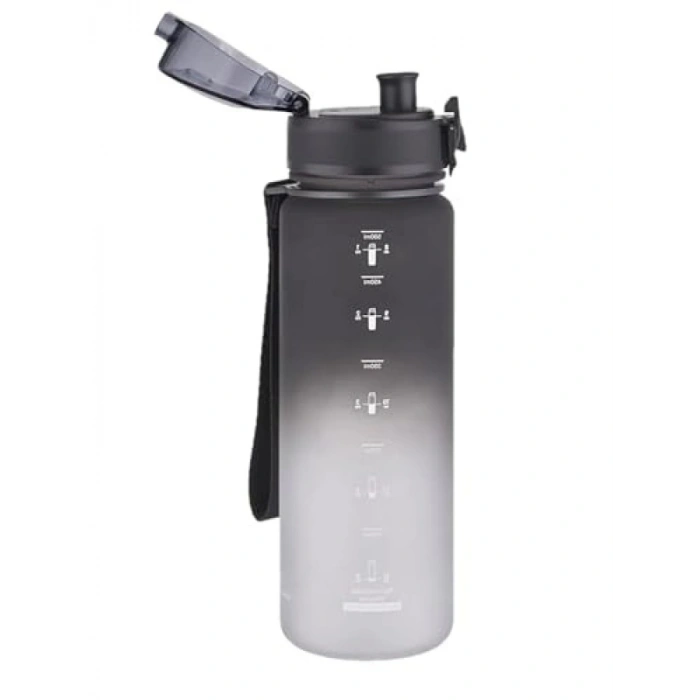 500ml Soft Touch Çift Renk Motivasyon Su Matarası