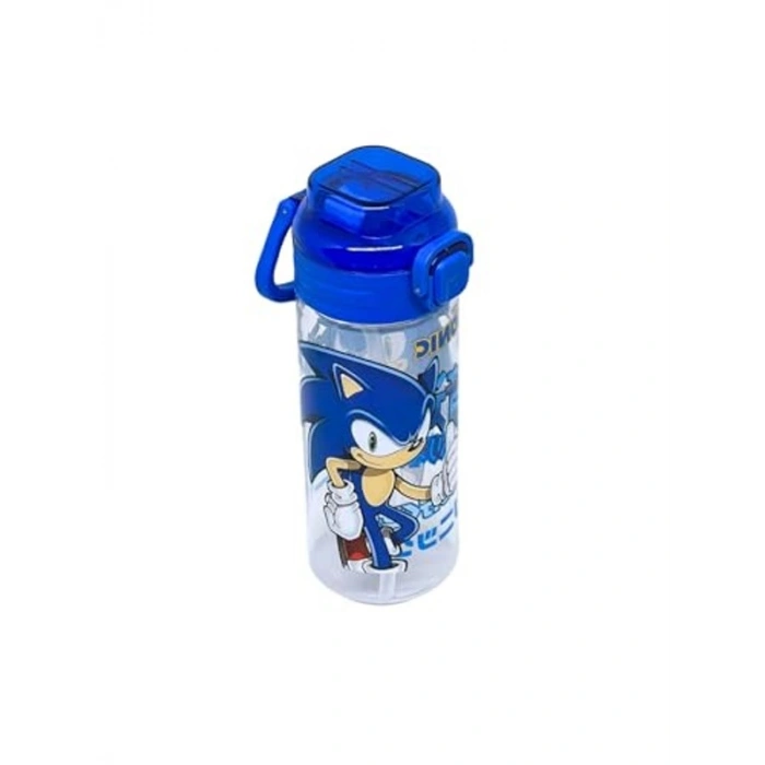 500ml Yumuşak Silikon Su Matarası, Pipetli ve Kilitlenebilir