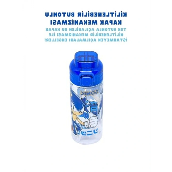 500ml Yumuşak Silikon Su Matarası, Pipetli ve Kilitlenebilir
