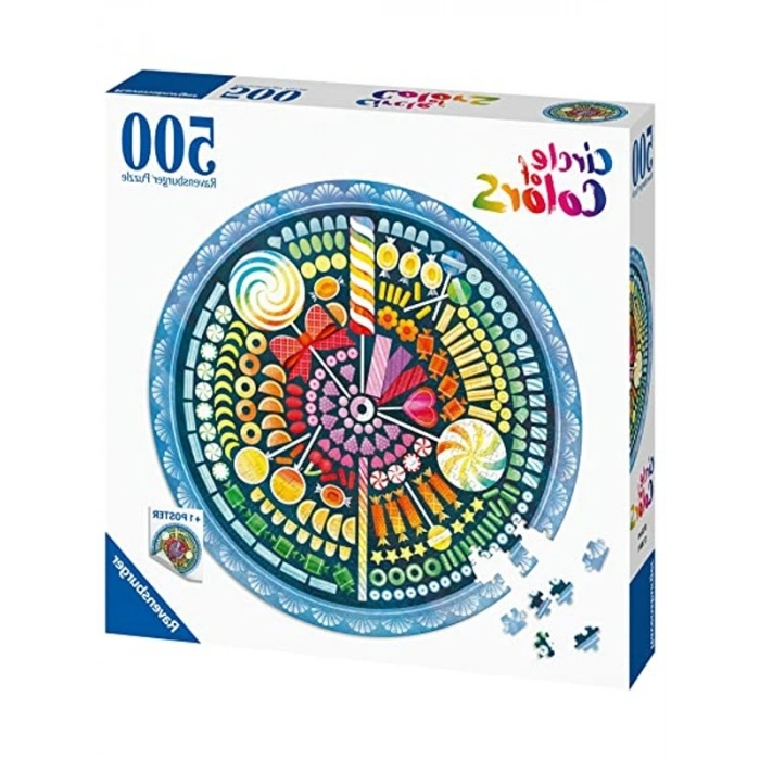 500p Puzzle Daire Şekerleme