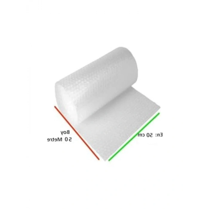50cm x 50m Balonlu Naylon Ambalaj - Üç Katlı Koruma