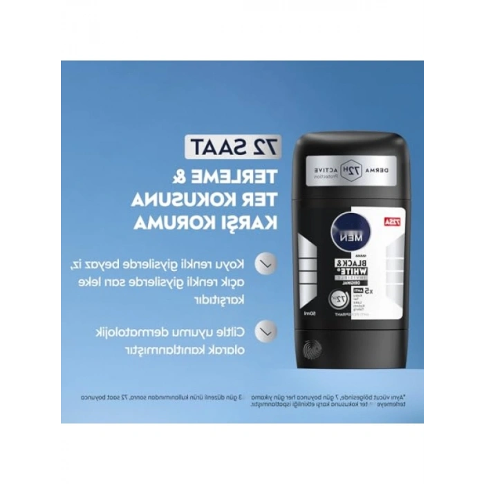 50ml Erkek Stick Deodorant - 72 Saat Koruma